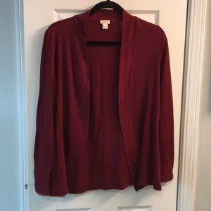 J crew open cardigan small vguc